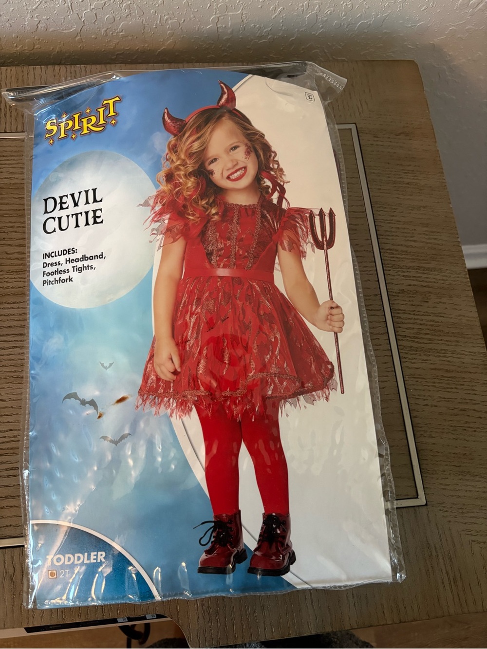 Spirit Devil Cutie Toddler Costume - Red